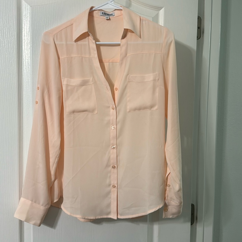 Express portofino shirt. Pink. XS. NWOT